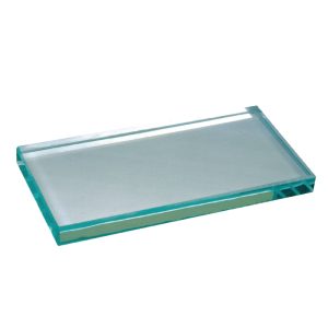 Dental glass slab used for mixing cements and composites in dental laboratory