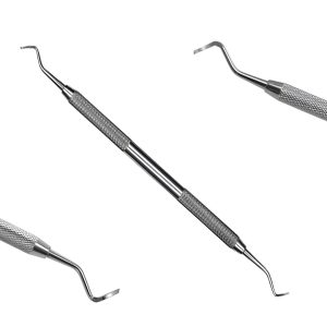 Gingival margin trimmer dental instrument for precise enamel cutting and cavity preparation