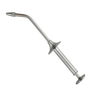 Dental amalgam gun for filling cavities with amalgam in dental clinic