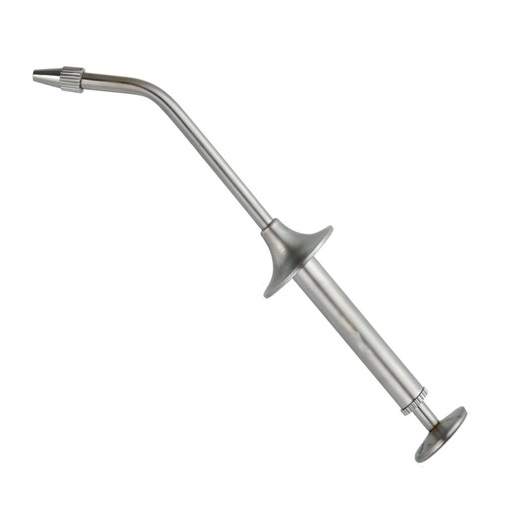 Dental amalgam gun for filling cavities with amalgam in dental clinic