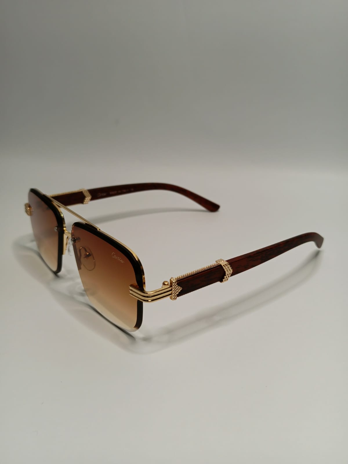 Cartier Premium Rimless Sunglasses - Image 2