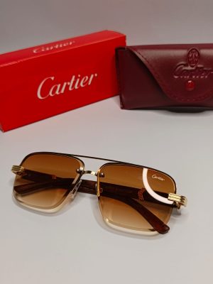 Cartier Premium Rimless Sunglasses