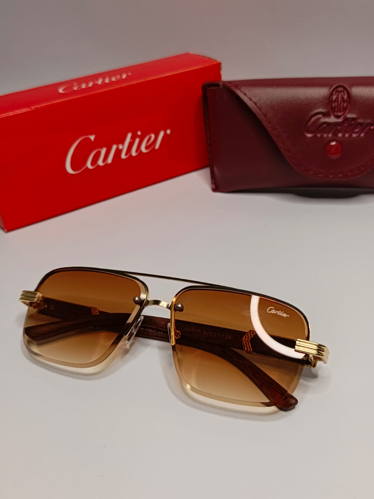 Cartier Premium Rimless Sunglasses